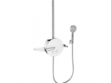 Round Smart Thermostatic Shower Mixer Valve