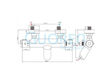 Air Boost Thermostatic Bath Mixing Valve