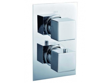 Plated Thermostatic Concealed Shower Valve