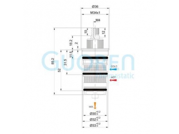 Plastic Thermostatic Cartridge