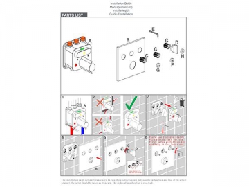 Exposed Shower Mixer, HL7117