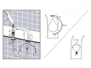 Exposed Basin Mixer, FL7080