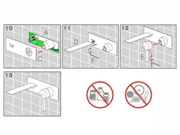 Concealed Basin Mixer, FL7120