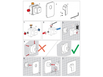 Concealed Shower Mixer, FB6339