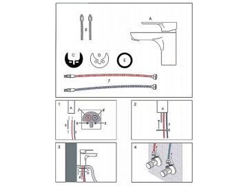 Exposed Basin Mixer, FL6110