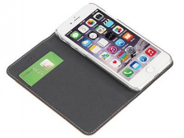 Dustproof Fabric Card Slot Flip Cover Phone Case for Apple iPhone 8