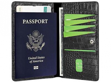 ​Genuine Leather Passport Holder