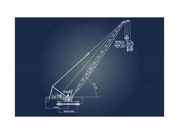 WQ160 Luffing Jib Crane