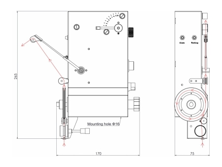 Coil Winding Tensioning Device, ST600 ST800 ST2000 Tensioner