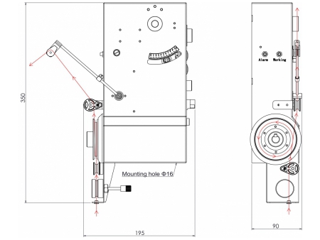 Coil Winding Tensioning Device, ST600 ST800 ST2000 Tensioner