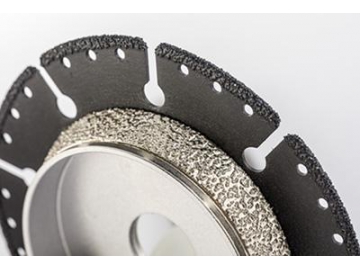 VGC Diamond cutting Blade  (Vacuum brazed cutting and beveling wheel)