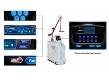 Q-Switched Nd YAG Laser Skin Freckle Removal Machine