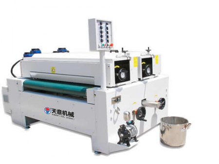 Thickness sander and primer line