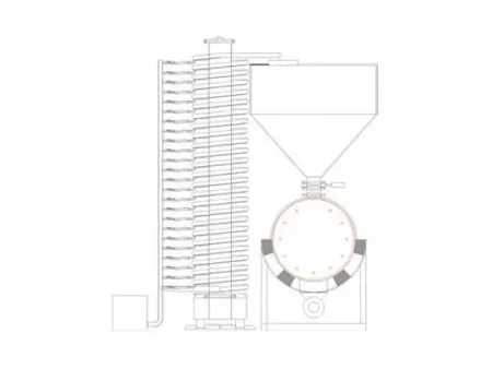 Spiral Vibratory Elevator Integrated Drying System