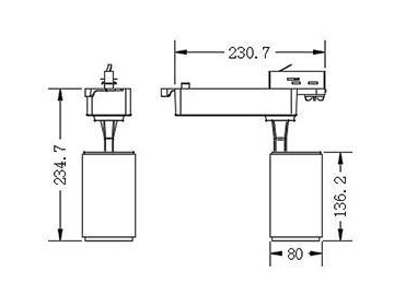 A Series Track Lighting LED Light