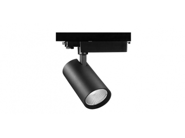 I Series LED Track Lighting Head, Track Luminaire with Straight Tube and Extra Power Box