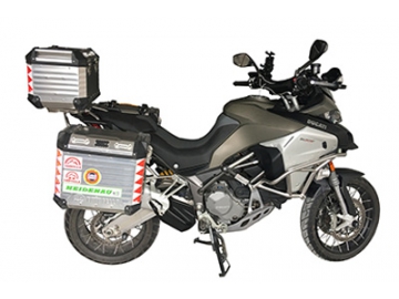 Ducati Aluminium Motorcycle Panniers, Top Boxes and Rear Racks