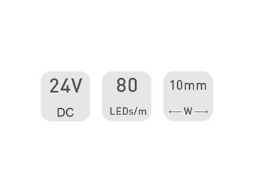 D980 24V 10mm  Commercial LED Strip Light