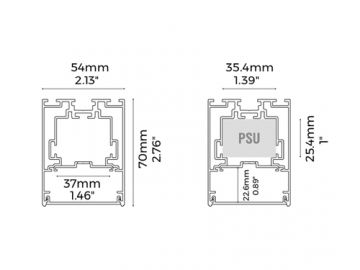 LS5470(F)  Linear LED Light Fixture