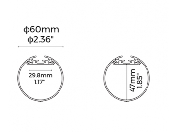 LT60  Aluminum LED Light Fixture