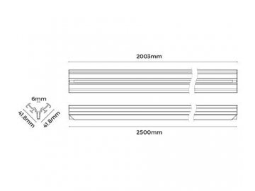 LG4242  Corner Light Fixture