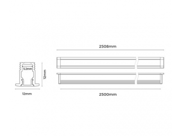 LE1212  Recessed LED Light Fixture