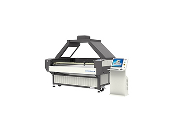 1800×1000mm Auto Feeding Large Format Camera Positioning CO2 Laser Cutter, CMA1810-FV-E Laser Cutting with auto feed system