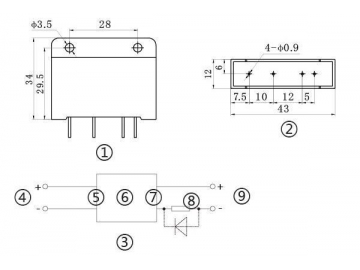 NNG1D-0/032F-20 DC-DC 5A Single Phase Solid State Relay