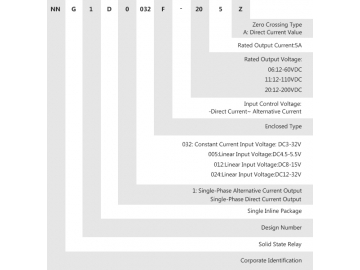 NNG1D-0/032F-20 DC-DC 5A Single Phase Solid State Relay