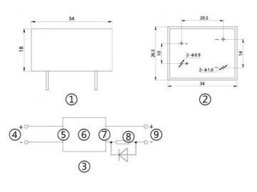 NNG1-0/032F-20 DC-DC 2A Single Phase Solid State Relay