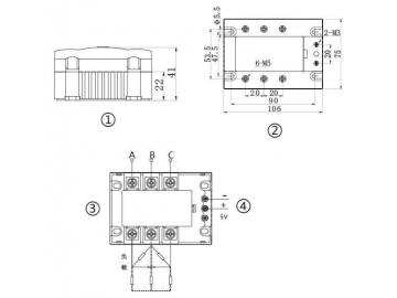 NNT3-5/38 25A-125A Solid State Voltage Regulator