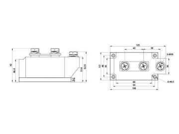 200A-1000A MDC MDA MDK Rectifier Diode Module