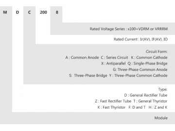 200A-1000A MDC MDA MDK Rectifier Diode Module