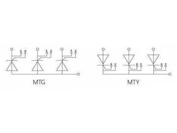 200A-300A MTG MTY MDG MDY Welding Rectifier Thyristor Module