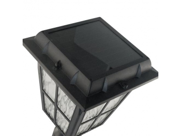 Cast Aluminum Flat Top Lantern Solar Powered LED Post Light, ST4310HP-A LED Light
