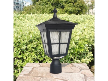 Cast Aluminum Post Mount Outdoor Solar LED Light, ST4311AQ-A LED Light