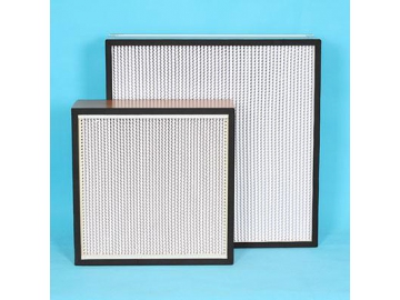 HEPA filter with clapboard