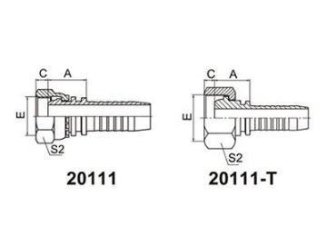 20111 Metric Female Multi Seal Fittings