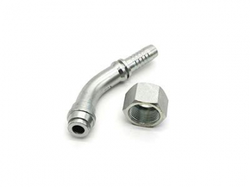20541C Metric 45° Elbow Female Multi Seal 24° DIN 3868 Fittings with O Ring, Heavy Duty Series