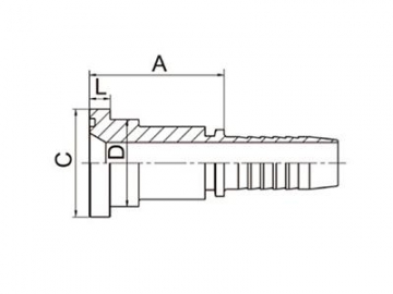 87311 SAE 3000 PSI Flange