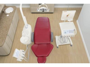 HY-E60 Dental Unit  Mobile Cart Version (integrated dental chair, LED light)