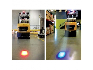 4 LEDs Blue Forklift Safety LED Spotlight