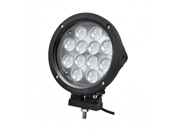60W Round 7 Inch LED Driving Light with 12 Cree LEDs