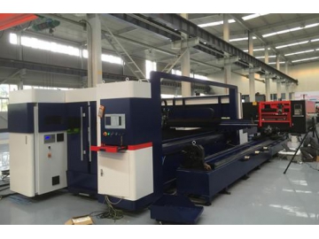 GL3015FT Dual Worktable Fiber Laser Cutting Machine with Tube Cutting Function