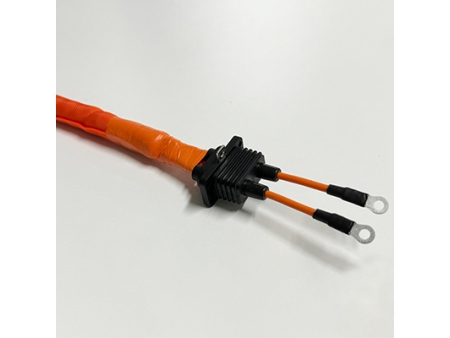 Orange Adhesive Textile Self-Closing Wrap