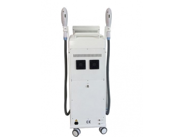 2 Heads IPL Laser Facial Machine for (wrinkle, scar, hair removal, even color, skin toning)