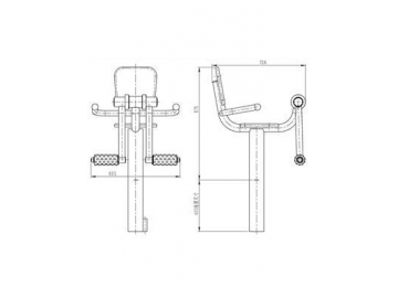 Outdoor Exercise Knee Trainer