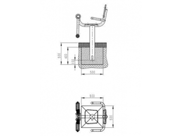 Outdoor Exercise Knee Trainer