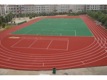 Eco-Friendly Rubber Running Track
