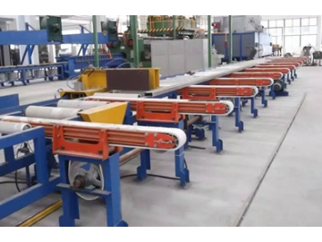 Cooling Table for Further Aluminum Profiles Oxidation Treatment and Saw Cutting